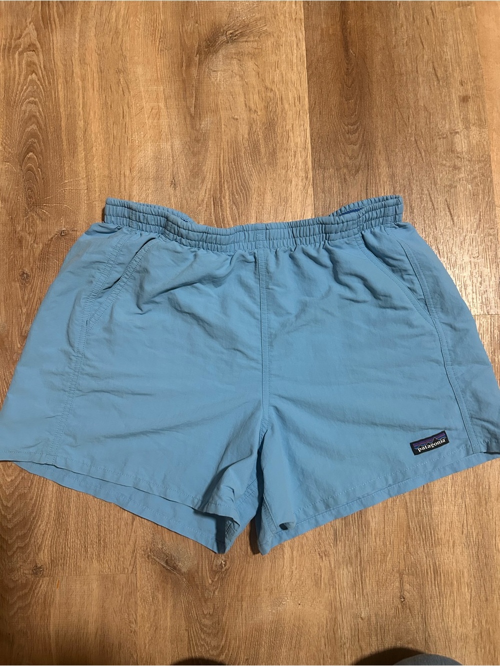 Patagonia Light Blue Women’s Athletic Shorts